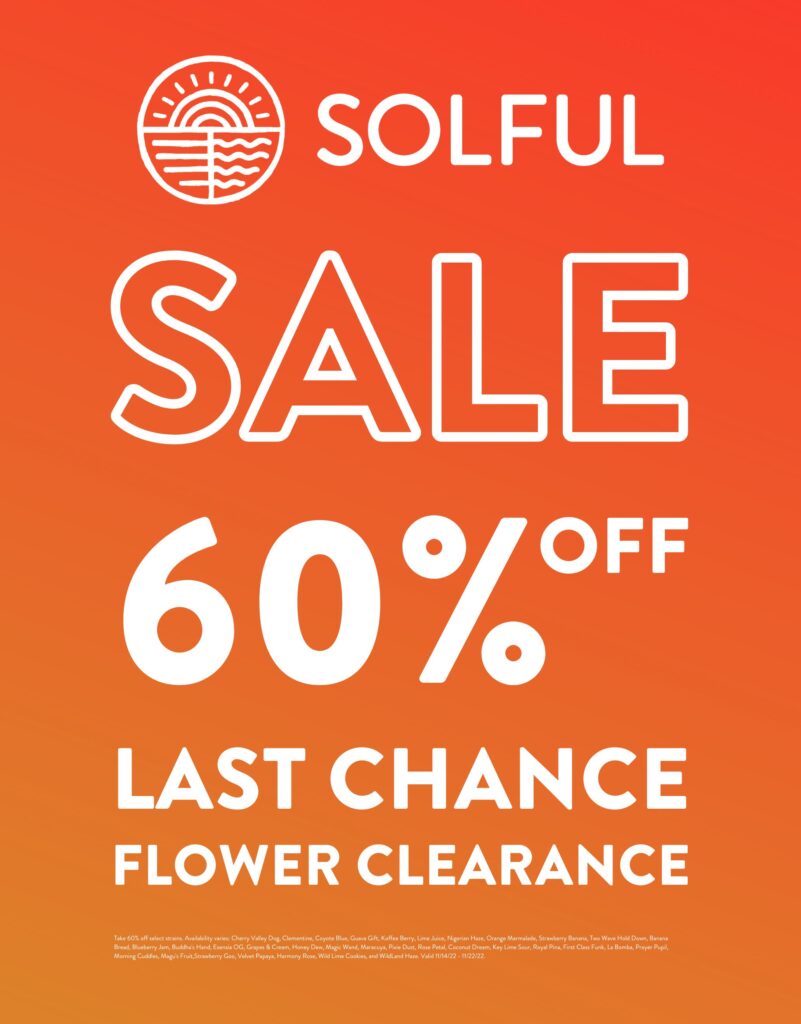 60% off clearance flower