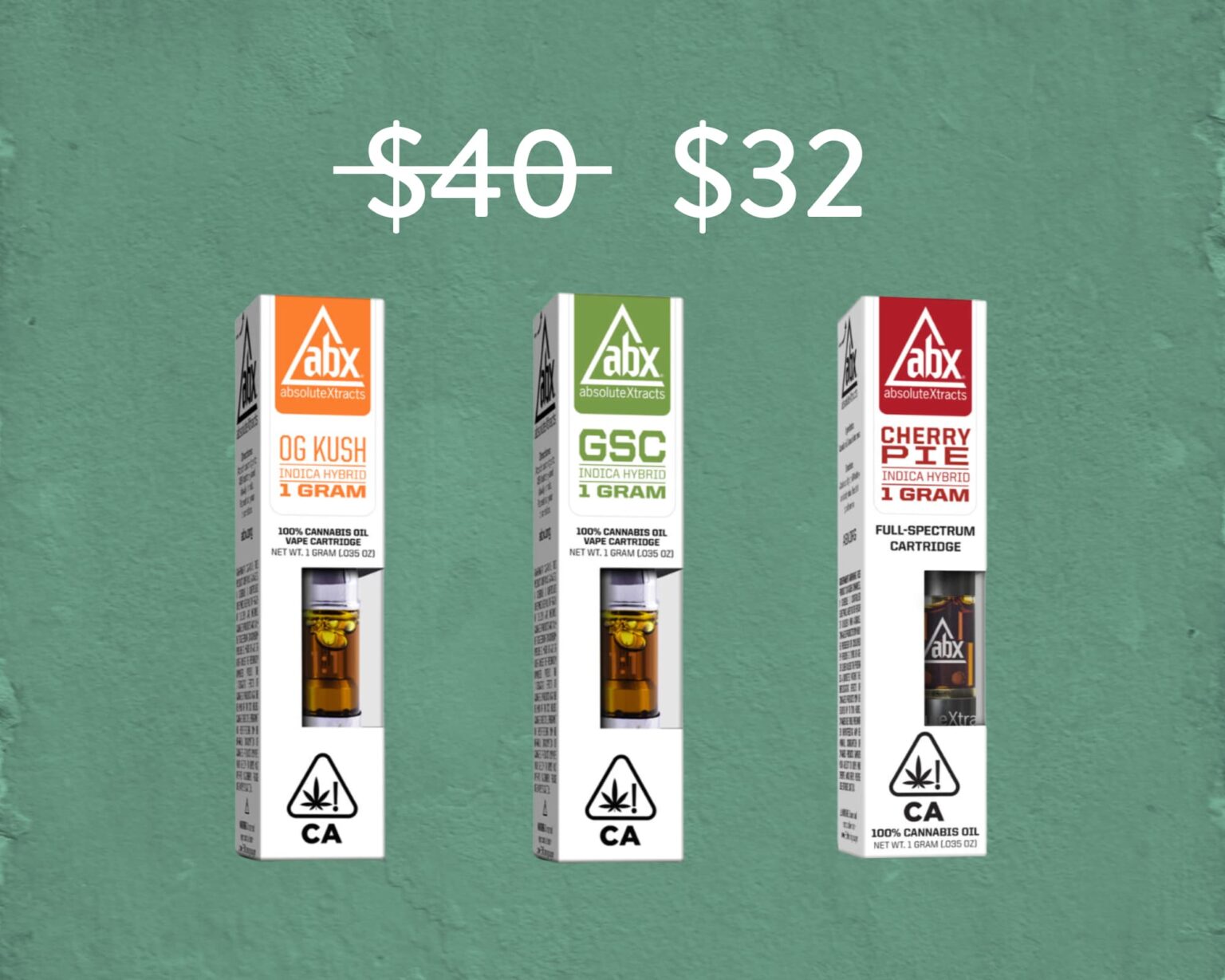 Price Drop on ABX Carts Solful