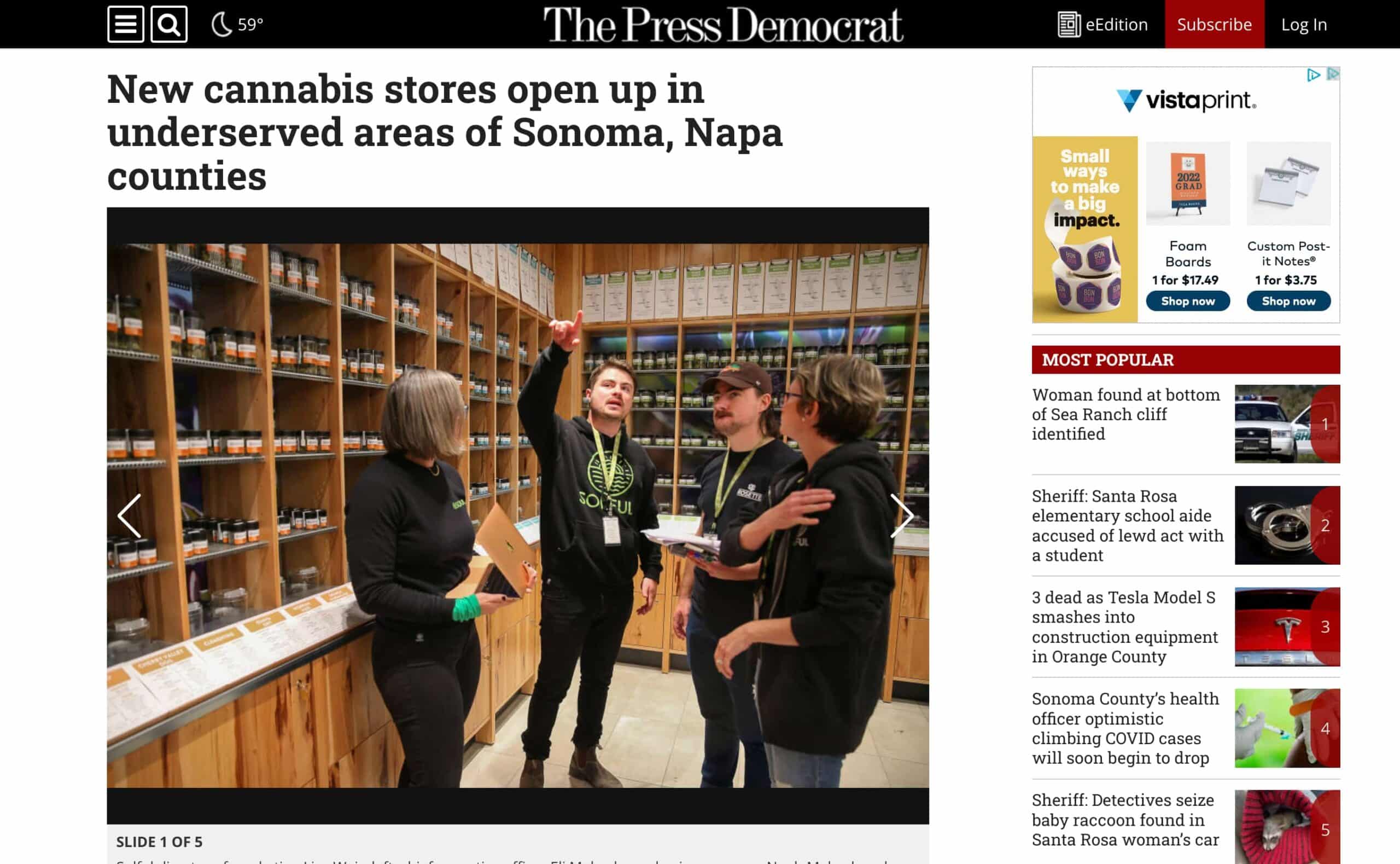 image of new cannabis stores the press democrat